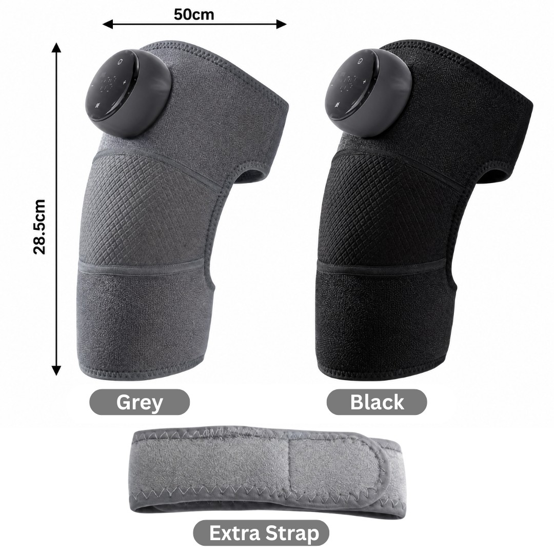 Rechargeable Heated Knee Massager – Ergonomic Relief for Joint Pain & Stiffness