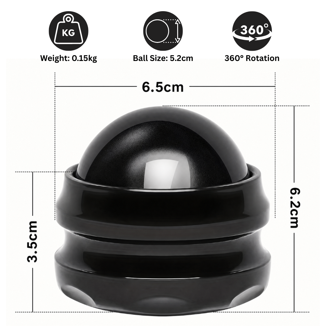 Deep Tissue Massage Ball – Trigger Point Roller for Neck, Back, Shoulders, Legs & Feet