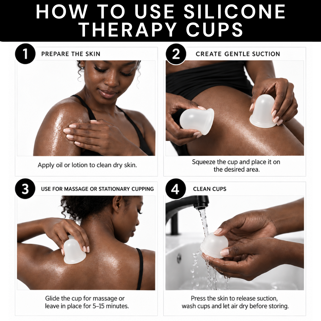 The Daily Co™ Silicone Cupping Cups