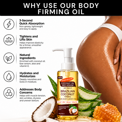 The Daily Co™ Coconut & Bee Venom Body Massage Oil